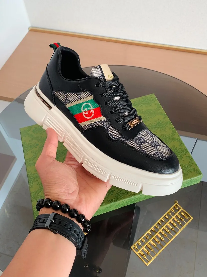 Factory price 400. The new GUCCI (Gucci) is launched at the same time, new men's shoes, 😘fabrics are selected imported cowhide, lining: sheepskin lining. 👍🏿 High-end ☄️ air-cushion molded anti-slip rubber outsole, exquisite lines, simple and elegant, comfortable and high-end for leisure travel. Code number: 38 to 44 (45 can be customized and cannot be returned or exchanged)